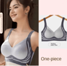 Plus Size Seamless Push Up Wireless Bra Full Cup Comfort Support 6