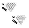 WheelGuard Car Wheel Nut Covers Rust Protection Set 8