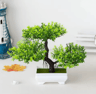 Artificial Bonsai Plant Small Potted Fake Tree Home Decor 5