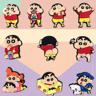 Crayon Shinchan Shoe Charms Cartoon Sneaker Buckle Accessories 10 Pack 3