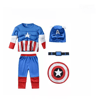Kids Superhero Muscle Costume With Mask And Cloak 3