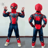 Kids Superhero Muscle Costume With Mask And Cloak 6