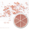 Steel Caviar Beads Nail Art Set 6 Grid Mixed Size 3D Manicure Decor 6