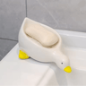 Duck Shape Self Draining Soap Holder Bathroom Soap Organizer Tray 5