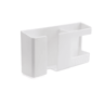 Wall Mounted Remote Control Holder Phone Charging Storage Box Organizer 7