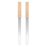 Wide Flat Stainless Steel BBQ Skewers For Kebab And Grilling 4