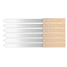 Wide Flat Stainless Steel BBQ Skewers For Kebab And Grilling 5