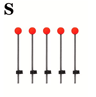 Winter Ice Fishing Rod Tip Indicator Spring Bite Detector Set 5