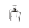 Double Sided Rotisserie Fork Stainless Steel BBQ Skewer For Grilling And Roasting 9