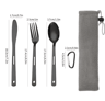 Portable Camping Cutlery Set Spoon Fork Knife For Travel And Outdoor Use 10