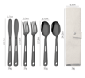 Portable Camping Cutlery Set Spoon Fork Knife For Travel And Outdoor Use 12