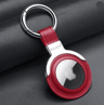 Leather AirTag Case With Keychain Protective Holder For Keys Bags And Pets 6