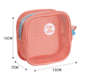 Portable Mesh Cosmetic Bag Zipper Makeup Storage Pouch 9