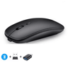 Silent Dual Mode Rechargeable Wireless Mouse For Laptop And PC 4