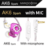 QKZ AK6 Wired Earphones HiFi Bass In Ear Headphones With Mic 12