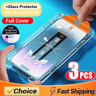 Easy Install Oleophobic Screen Protector For IPhone Full Coverage Glass 3