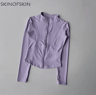Womens Quick Dry Yoga Jacket Slim Fit Zip Up Fitness Top 6