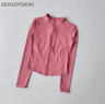 Womens Quick Dry Yoga Jacket Slim Fit Zip Up Fitness Top 7