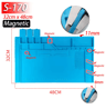 ProGuard Silicone Soldering Mat Heat Resistant Anti Static Magnetic Repair Mat 10