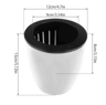 Self Watering Flower Pots Automatic Water Absorbing Plant Pots Set 5