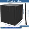 Waterproof Outdoor Air Conditioner Cover Square Vertical AC Protector 5