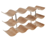 Wooden Wine Rack Countertop Bottle Holder Stand With 2 Or 3 Tier Storage 5