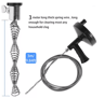 Manual Drain Snake Auger Pipe Cleaning Tool With Non Slip Handle 2