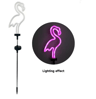 FlamingoGlow Solar Garden Light For Outdoor Pathways And Patio Decor 6