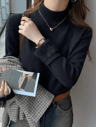 Womens Turtleneck Sweater Velvet Lined Thermal Knit Winter Top 5