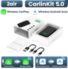 CarlinKit 50 Wireless CarPlay And Android Auto Adapter With Dual Band WiFi 4