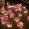 Cherry Blossom LED Fairy String Lights 3M Pink Flower Battery Powered Decoration Lights 5