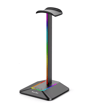 New Bee Z8 RGB Gaming Headset Stand With USB Ports Desk Headphone Holder 4