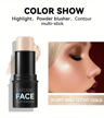 Cream Contour Stick Set With Bronzer Blush And Highlighter 3