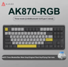Ajazz AK870 Wireless RGB Mechanical Keyboard 84 Key Hot Swap With TFT Display 3