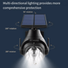 SecureBeam Solar Motion Sensor Wall Light With Camera Design 4