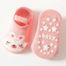 CozyGrip Newborn Non Slip Cotton Baby Socks Cartoon Toddler Floor Socks 6