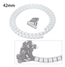 Spiral Cable Protector Wrap 2m Wire Cover And Desk Cord Organizer 11