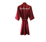 Burgundy Satin Bridal Robe For Bride And Bridesmaids 6