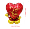 40 Inch Giant Heart Foil Balloon For Valentine And Wedding Decor 2