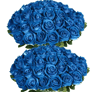 50 Piece Real Touch Artificial Roses Velvet Fake Rose Flowers For DIY Wedding Decor 8