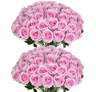 50 Piece Real Touch Artificial Roses Velvet Fake Rose Flowers For DIY Wedding Decor 9