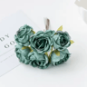 Silk Tea Rose Artificial Flower Stem For Wedding And Home Decor 4