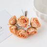 Silk Tea Rose Artificial Flower Stem For Wedding And Home Decor 5