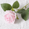 Realistic Artificial Red Rose Stems For Wedding And Home Decor 5