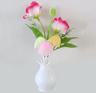 Auto Sensor LED Rose Mushroom Night Light Plug In Lamp 5