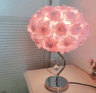 Pastoral Rose Crystal Table Lamp Romantic Heart Bedside Night Light 3
