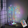 18 Color Rose Flower Tree Lamp LED Willow Bonsai Night Light 2