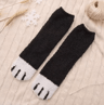 CozyPaws Women Winter Fuzzy Cat Paw Socks 4