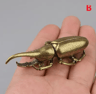 AuroraCraft Solid Brass Beetle Ornament Tea Pet Figurine 3