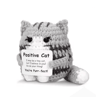 Emotional Support Coffee Crochet Doll Desk Decor Gift 4